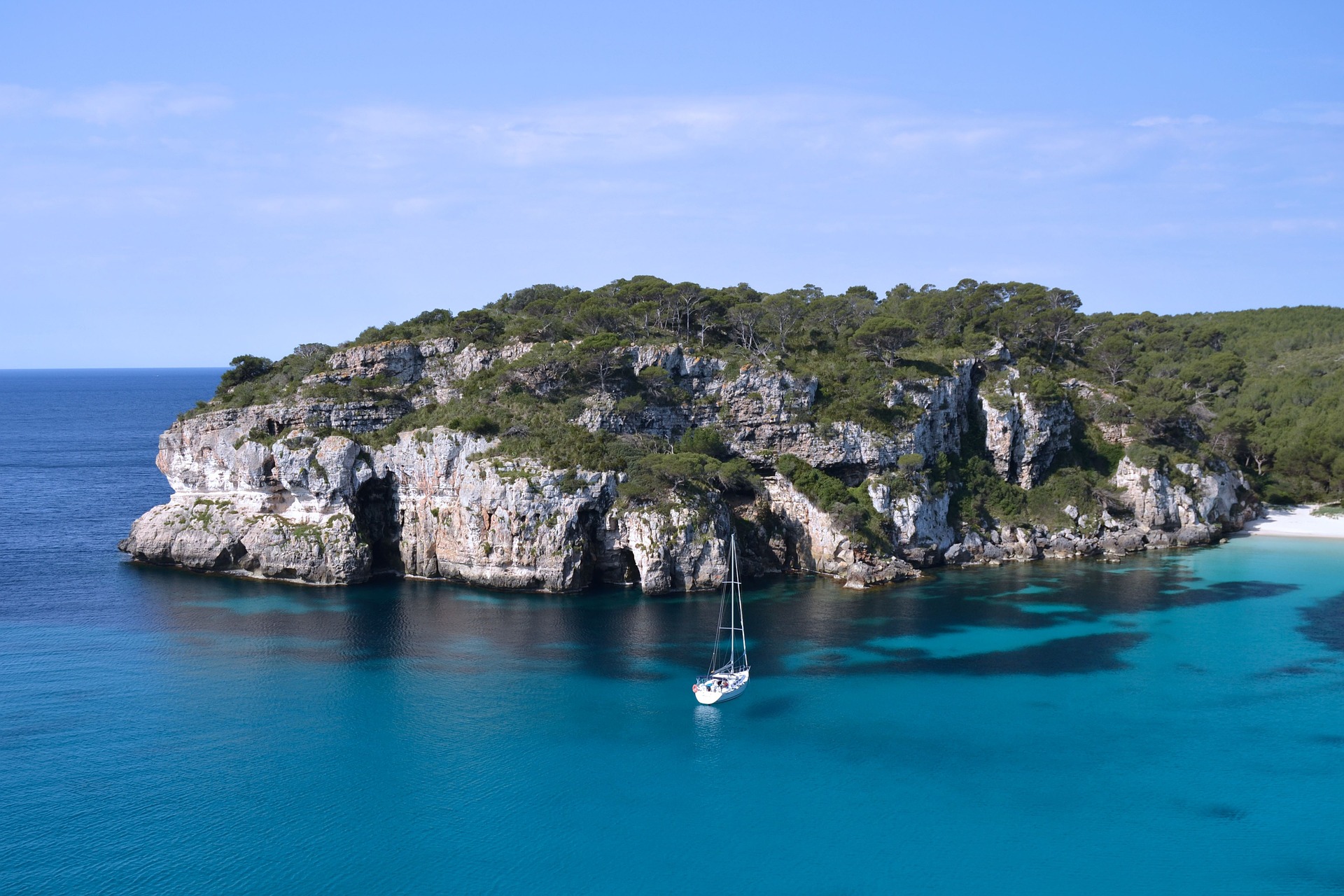 Formentera cove Balearic islands