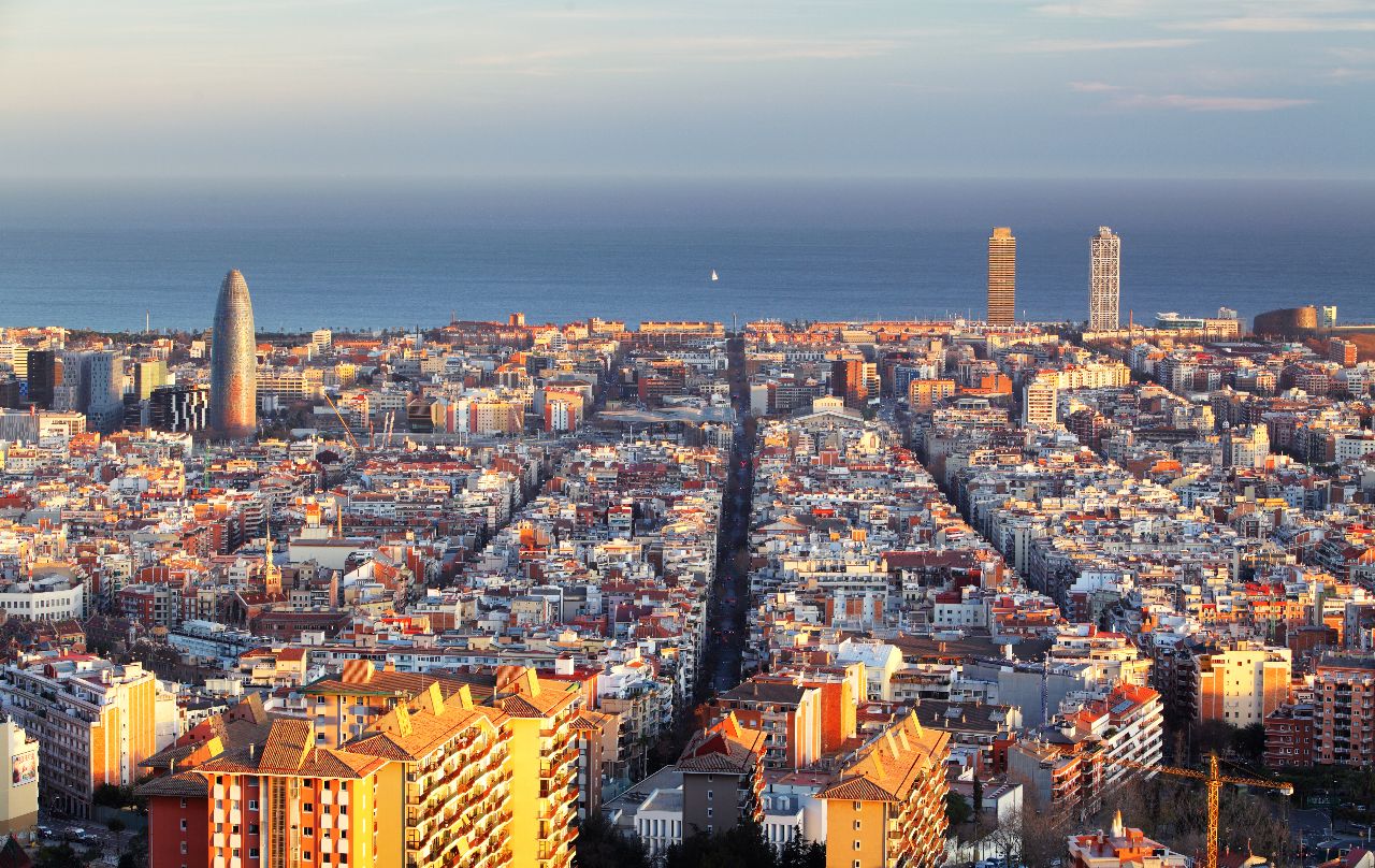 views pictures of barcelona