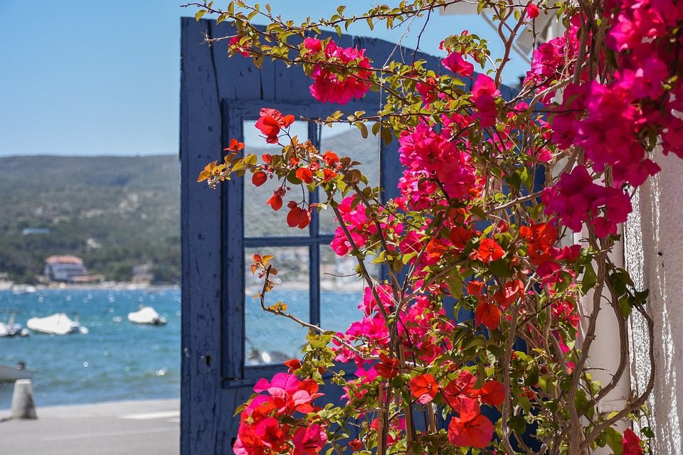 towns costa brava flowers views